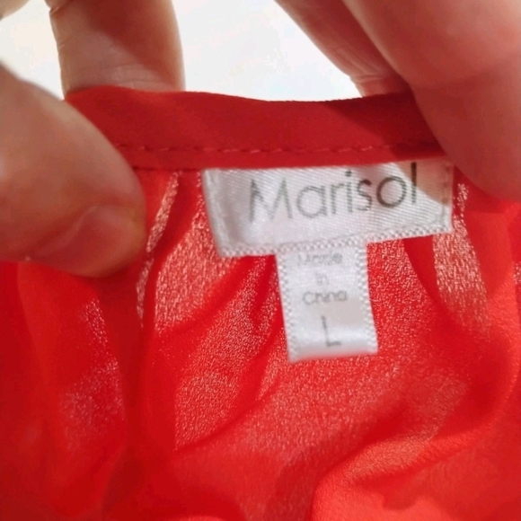 Vibrant Sleeveless Red Tank Top - Picture 4 of 8